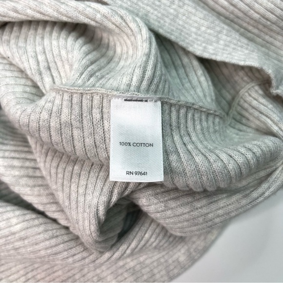 Purejill Pure Jill Cotton Ribbed Dolman 3/4 sleeve Top Sweater - Picture 6 of 9